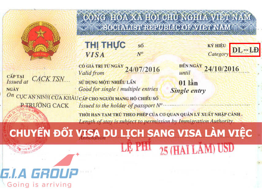 Chuyển đổi visa du lịch sang visa làm việc