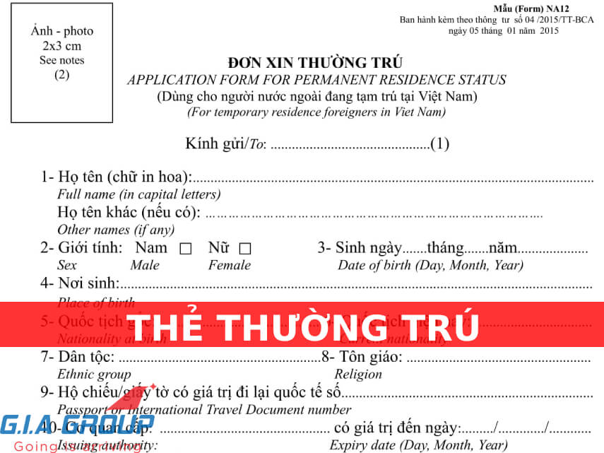 thẻ thường trú