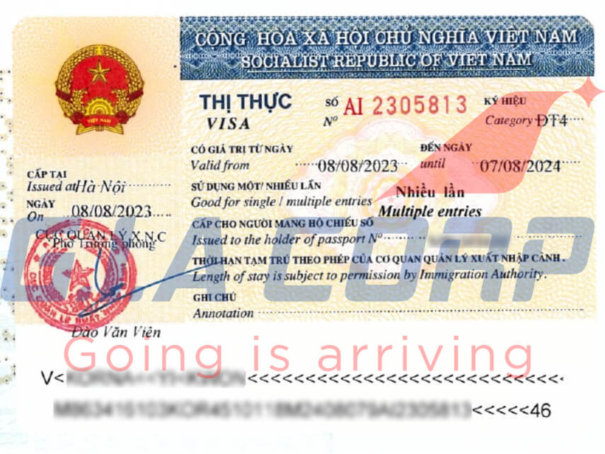 Visa ĐT4 Gia Corp