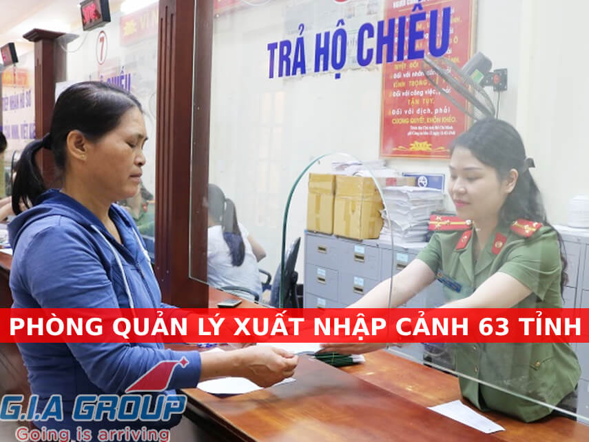 phòng quản lý xuất nhập cảnh 63 tỉnh