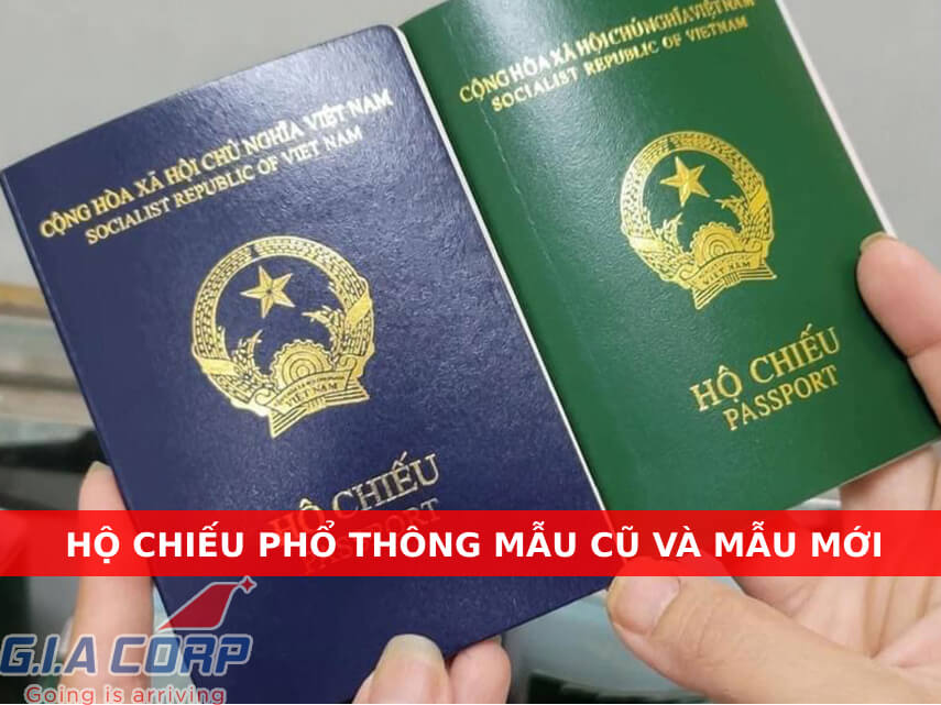 hộ chiếu việt nam phổ thông mẫu cũ và mẫu mới