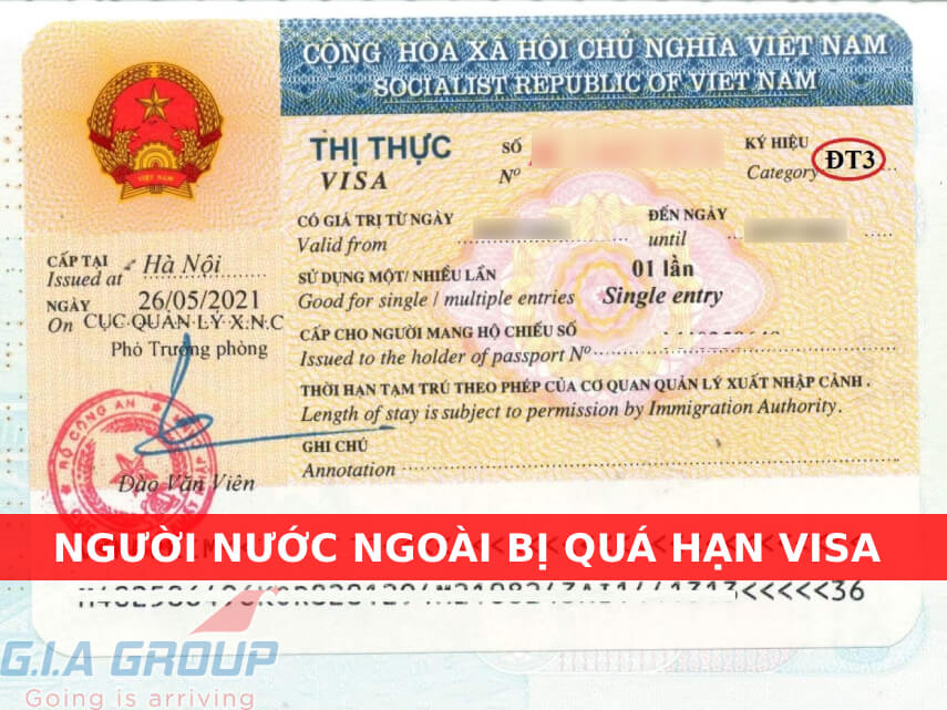 người nước ngoài bị quá hạn visa