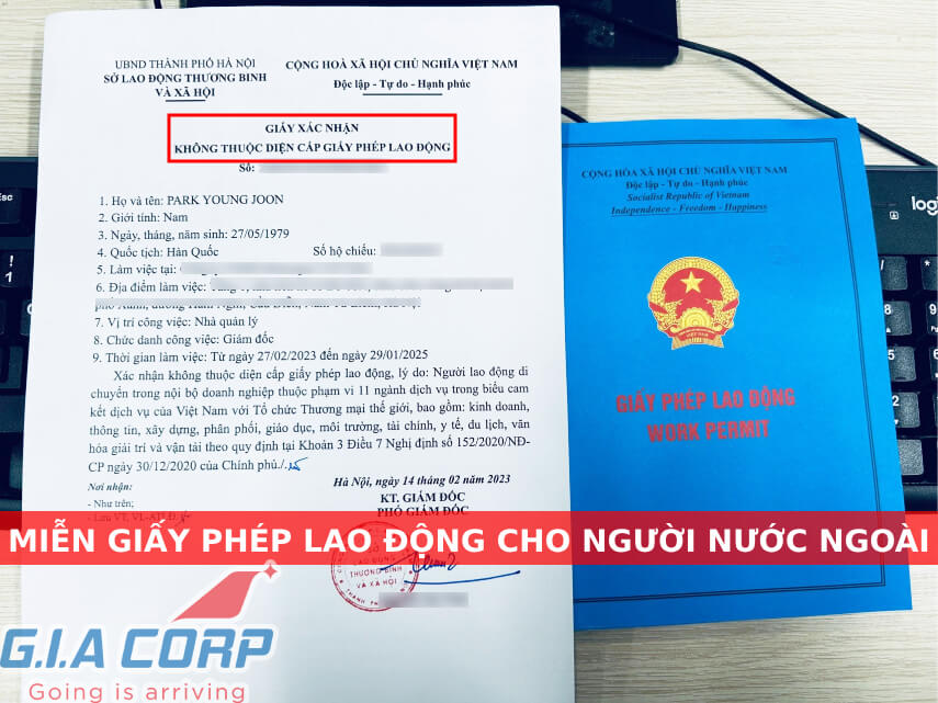 miễn giấy phép lao động cho người nước ngoài