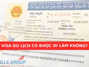 visa du lịch có được đi làm không